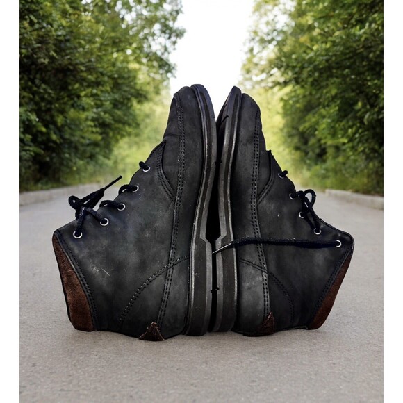 Vintage L.A. GEAR 1992 Unisex Leather Ankle Boot size 8 90’s High Top Korea - Picture 4 of 14